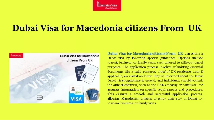 dubai visa for macedonia citizens from uk