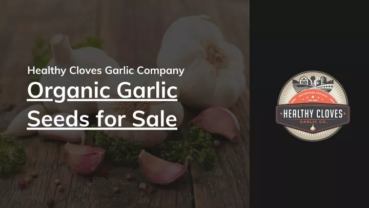 healthy cloves garlic company