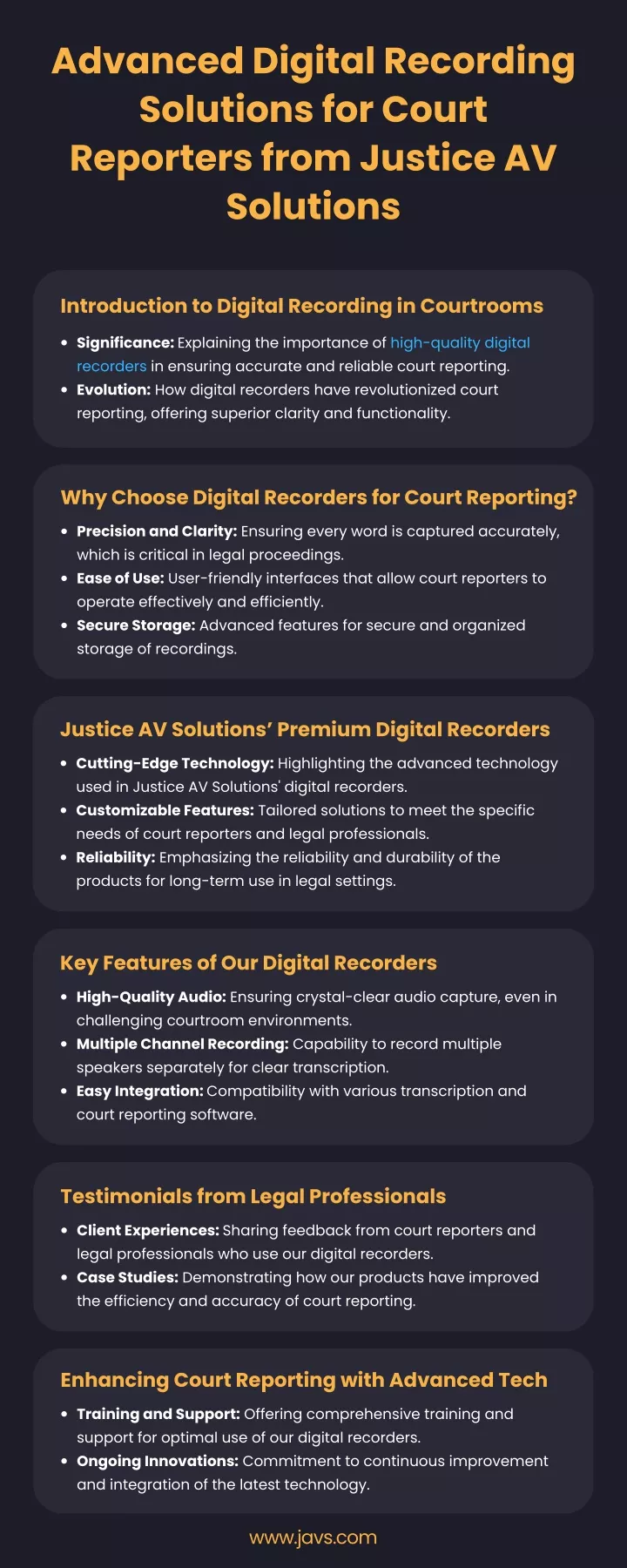 advanced digital recording solutions for court