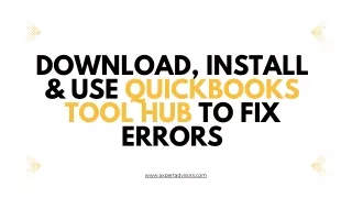 download install use quickbooks tool