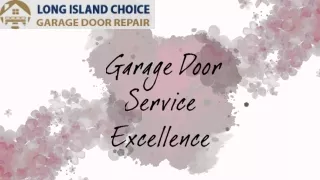 Garage Door Service Excellence