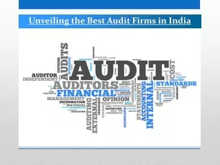 unveiling the best audit firms in india