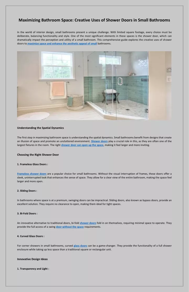 maximizing bathroom space creative uses of shower