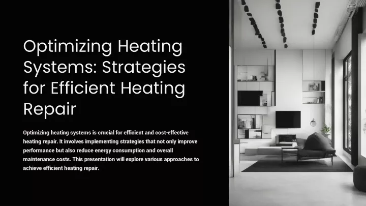 optimizing heating systems strategies