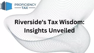 Riverside South Ottawa: Your Guide to US Tax Advice