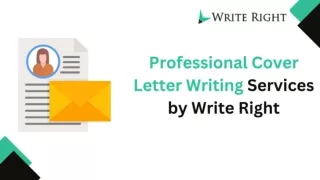 Professional Cover Letter Writing Services by Write Right