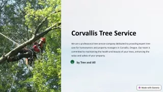 corvallis tree service