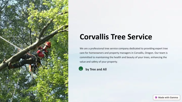 corvallis tree service