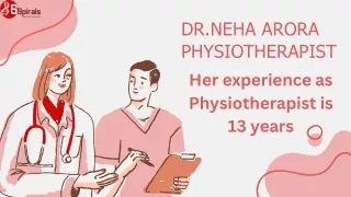 Neha Arora physiotherapist