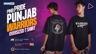 Amplify Your Spirit Punjab Warriors Oversized T Shirt – Punjabi Adda