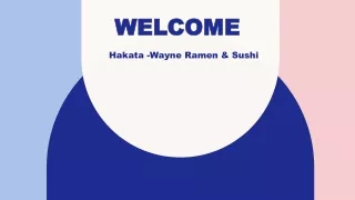 welcome