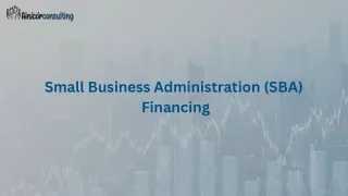 Small Business Administration (SBA) Financing