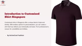 Personalized Style Customised Shirts Tailored to Perfection in Singapore