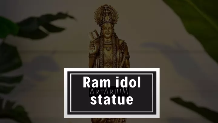 ram idol statue