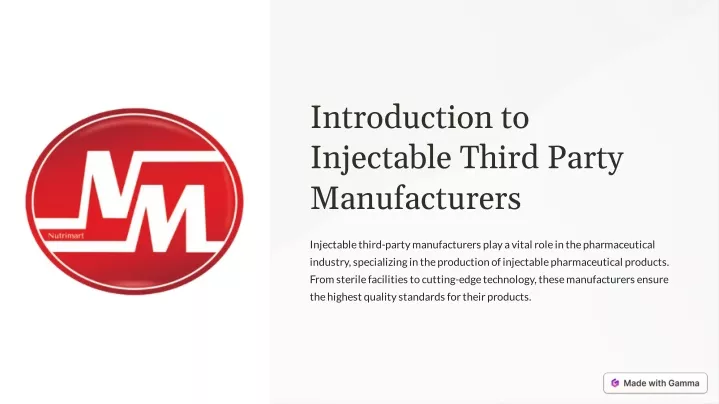 introduction to injectable third party