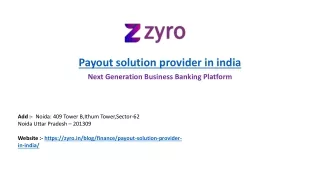 Payout solution provider in india