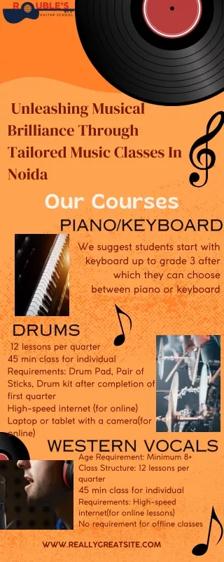 _Unleashing Musical Brilliance Through Tailored Music Classes In Noida