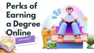 Perks of Earning a Degree Online