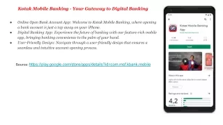 Kotak open bank account online free