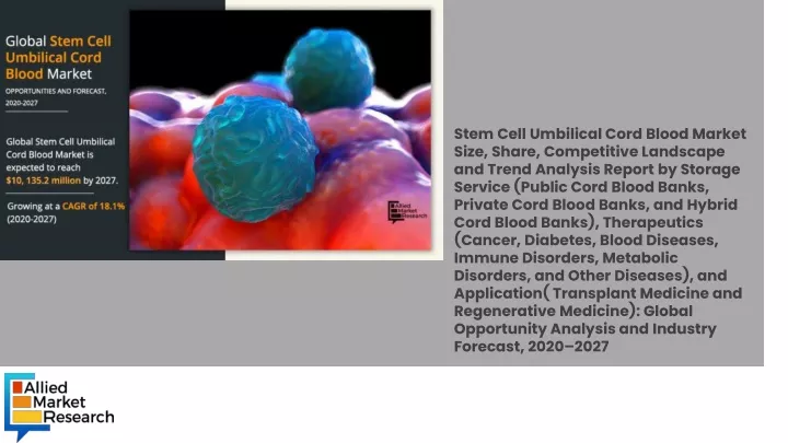 stem cell umbilical cord blood market size share