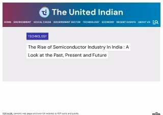 Future Of Semiconductor Industry In India