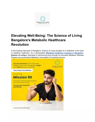 Elevating Well-Being_ The Science of Living Bangalore's Metabolic Healthcare Revolution (1)