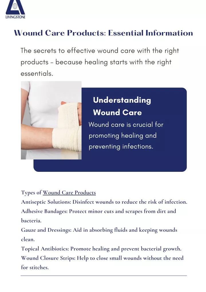 wound care products essential information