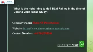 What is the right thing to do_ BLM Rallies in the time of Coronavirus