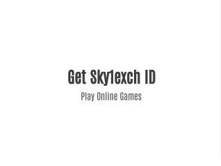 get sky1exch id play online games