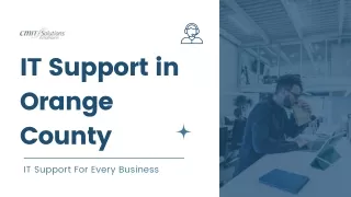 IT Support in Orange County | CMIT Solutions (Anaheim)