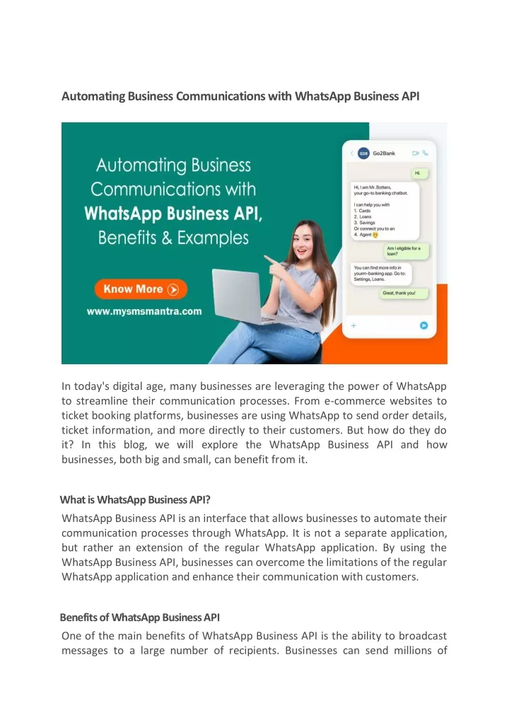 automating business communications with whatsapp