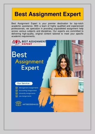 Best Assignment Expert