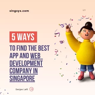 find the best app add web development company in singapore