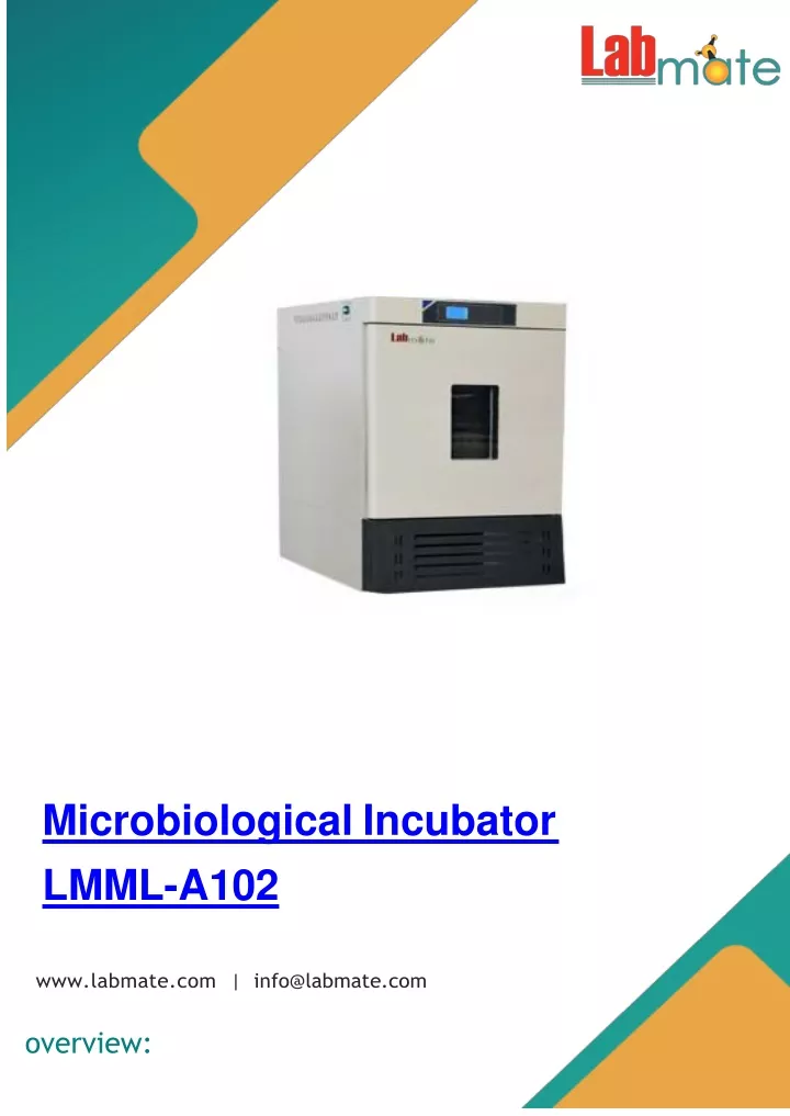 microbiological incubator lmml a102