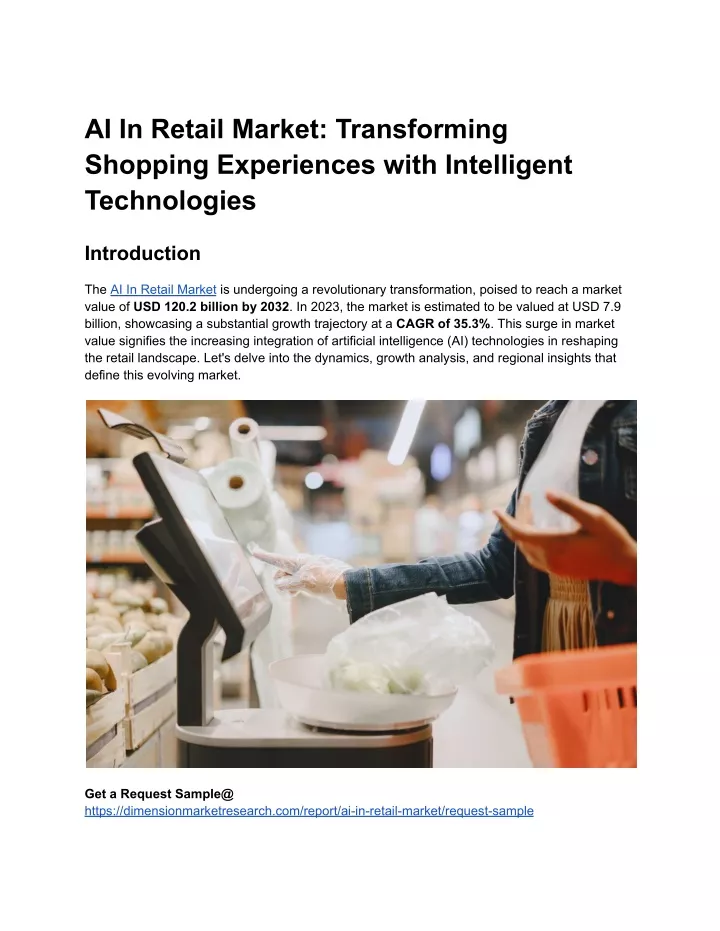 ai in retail market transforming shopping