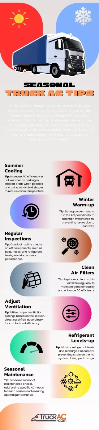 Seasonal Truck AC Tips