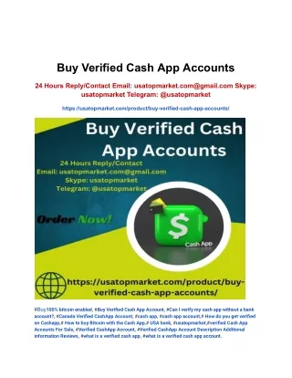 Buy Verified Cash App Accounts