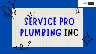 Service Pro Plumbing inc