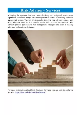risk advisory services