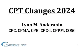 A Comprehensive Look at the CPT Coding Changes in the Coming Year 2024