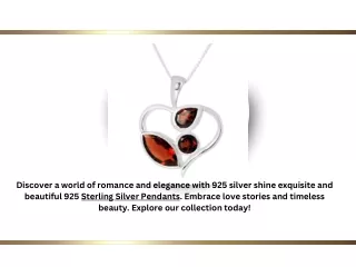 925 Sterling Silver Jewelry Collection