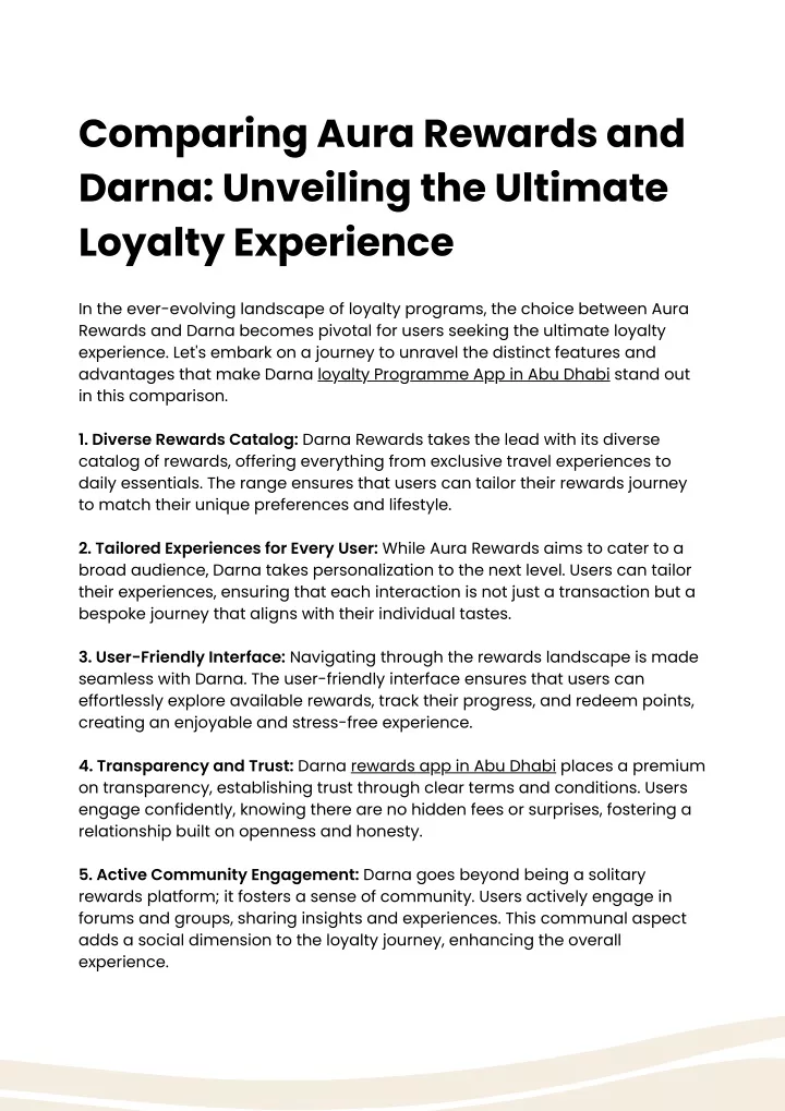 comparing aura rewards and darna unveiling