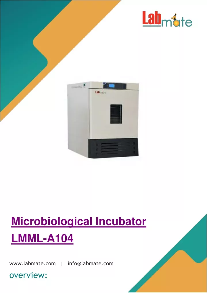 microbiological incubator lmml a104