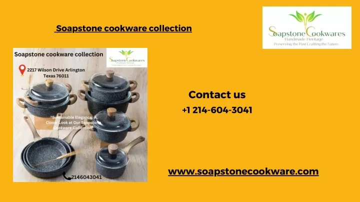 soapstone cookware collection