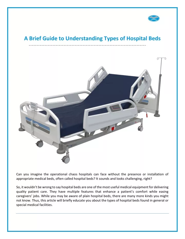 a brief guide to understanding types of hospital