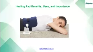 Heating Pad Benefits, Uses, and Importance