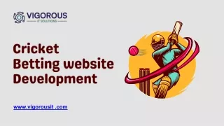 Cricket  Betting website  Development