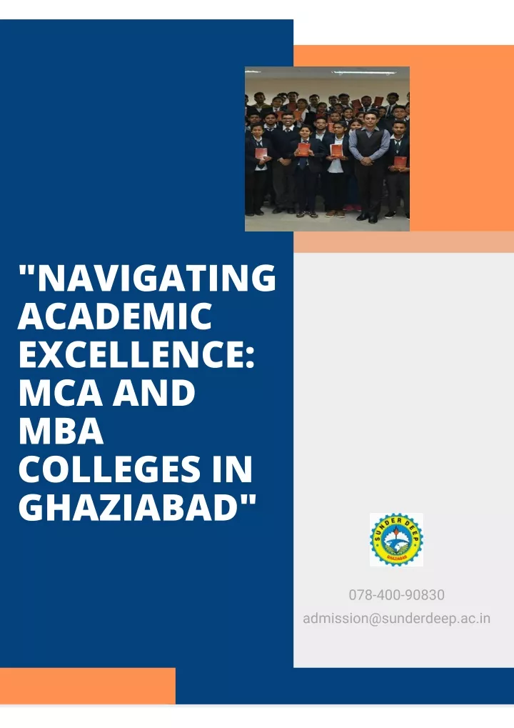 PPT - Navigating Academic Excellence MCA and MBA Colleges in Ghaziabad 