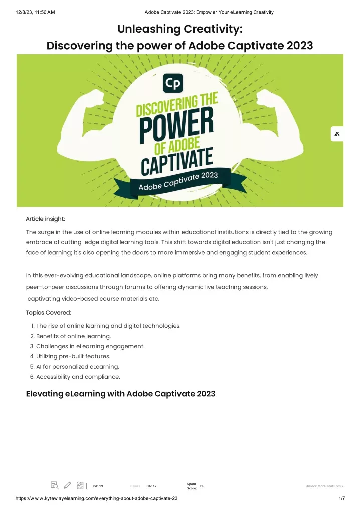 PPT A Comprehensive Guide to Adobe Captivate 2024 PowerPoint