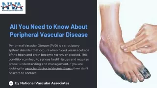 All You Need to Know About Peripheral Vascular Disease
